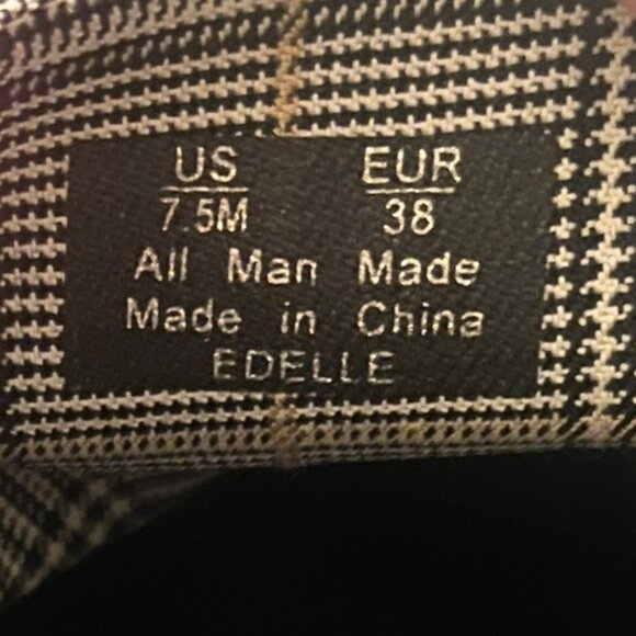 NEW Black Patent Slip-On Lug Sole Oxford Loafer Edelle by Circus by Sam Edelman - Picture 7 of 12